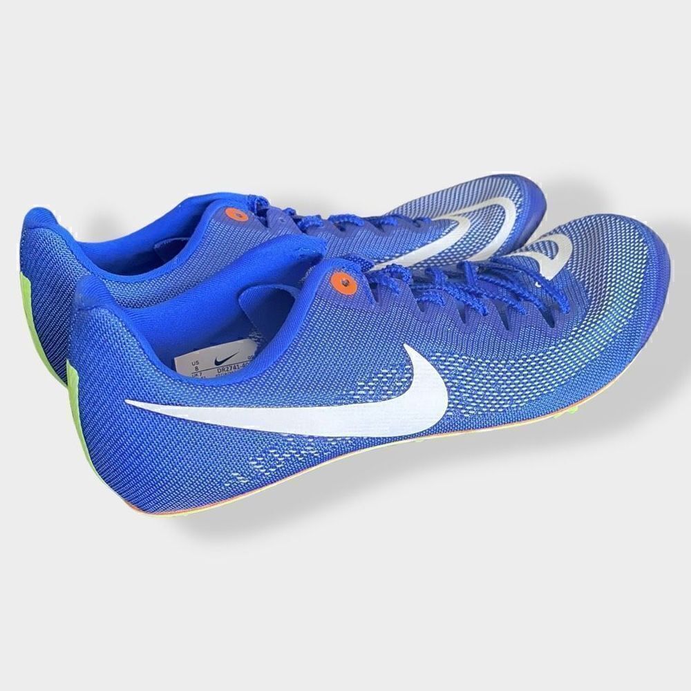 Nike Zoom Ja Fly 4 Racer Blue Track Sprint Spikes DR2741-400 Mens size 8 New - Picture 6 of 12